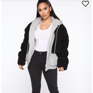 Doing better than you double teddy jacket